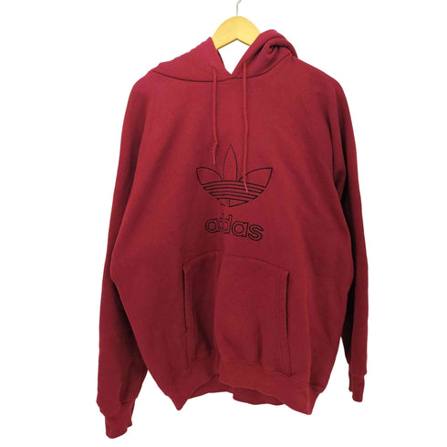 アディダス adidas 80s USA製 万国旗タグ トレフォイル プルオーバー パーカー メンズ import:L