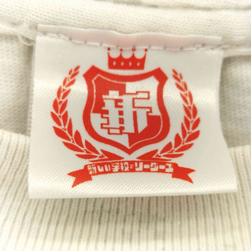 プリントクルーネックTシャツ レディース M