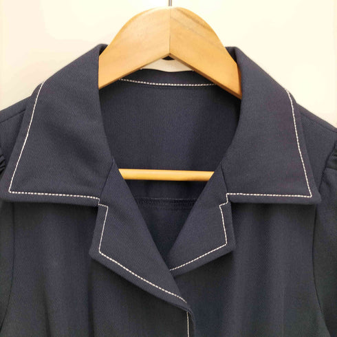 チーク cheek 開襟 S/S シャツ ワンピース レディース JPN:S