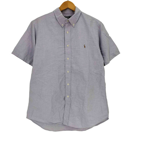ポロバイラルフローレン Polo by RALPH LAUREN 90S スモールポニー刺繍 S/S B.Dシャツ メンズ import:L