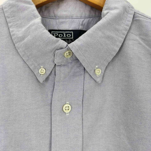 ポロバイラルフローレン Polo by RALPH LAUREN 90S スモールポニー刺繍 S/S B.Dシャツ メンズ import:L