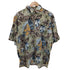 HANA BAY 90-00S 総柄 プリント レーヨン S/S アロハ シャツ メンズ import:M