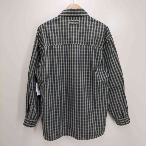 フォックスファイヤー foxfire 24SS 別注 フィッシングポケット ロングスリーブ チェックシャツ メンズ JPN:M