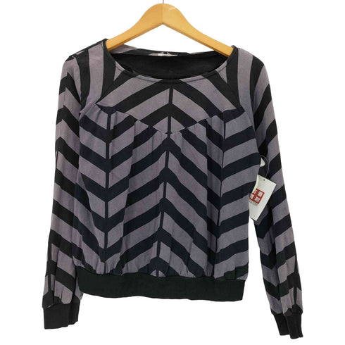 アンダーカバー UNDERCOVER 01AW D.A.V.F期 幾何学模様 クルーネックTシャツ レディース FREE