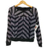 アンダーカバー UNDERCOVER 01AW D.A.V.F期 幾何学模様 クルーネックTシャツ レディース FREE