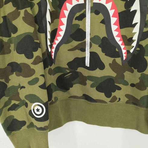 アベイシングエイプ A BATHING APE 1ST CAMO SHARK CREWNECK メンズ JPN:XL