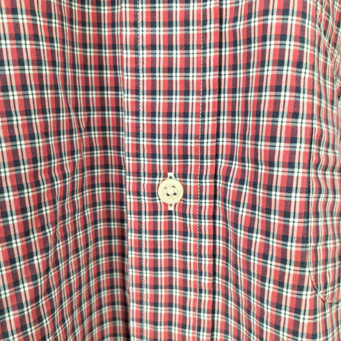 ラルフローレン RALPH LAUREN CLASSIC FIT マドラスチェック スモールポニー刺繍 S/S B.D シャツ メンズ import:M