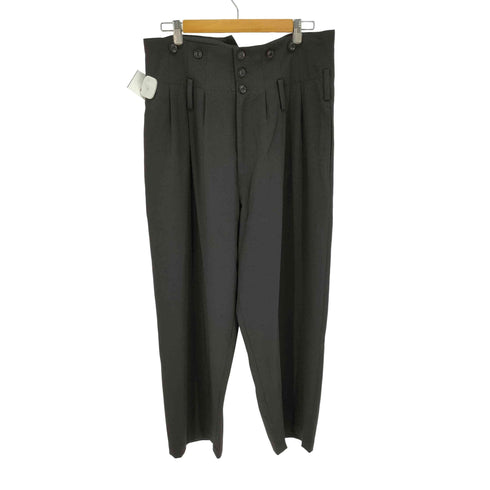 サイトバイヨウジヤマモト syte by Yohji Yamamoto レーヨンポリ ギャバジン 3タック ワイドスラックス メンズ JPN:3