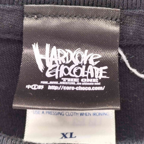 ハードコアチョコレート HARDCORE CHOCOLATE イラストプリント クルーネックバンドTシャツ メンズ import:XL