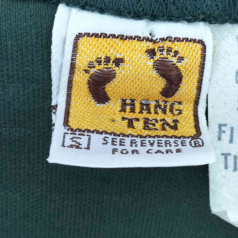 ハンテン HANG TEN 90S ロゴ刺繍 シングルステッチ S/S クルーネック Tシャツ メンズ import:S