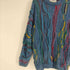 クージー COOGI 90S オーストラリア製 マルチカラー 3D ニット セーター メンズ import:M