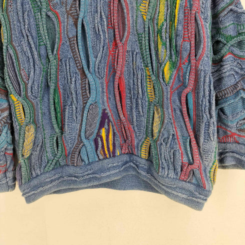クージー COOGI 90S オーストラリア製 マルチカラー 3D ニット セーター メンズ import:M