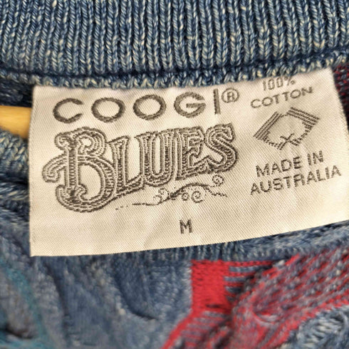 クージー COOGI 90S オーストラリア製 マルチカラー 3D ニット セーター メンズ import:M