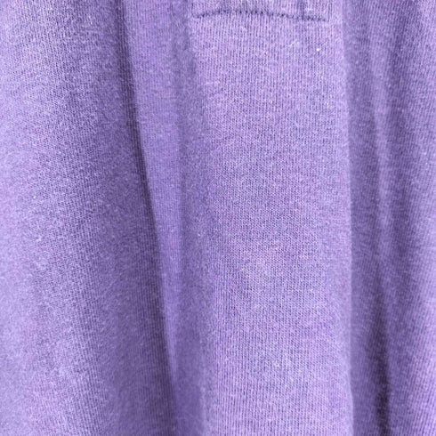 ポロバイラルフローレン Polo by RALPH LAUREN 襟シャンブレー スモールポニー刺繍 スウェット ポロシャツ メンズ import:L