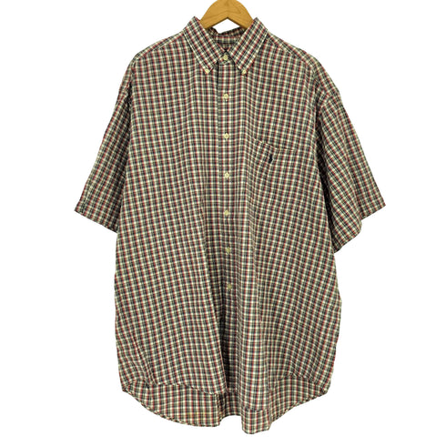 ポロバイラルフローレン Polo by RALPH LAUREN BLAKE スモールポニー刺繍 チェック BD シャツ メンズ import:XL
