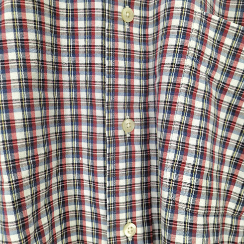 ポロバイラルフローレン Polo by RALPH LAUREN BLAKE スモールポニー刺繍 チェック BD シャツ メンズ import:XL