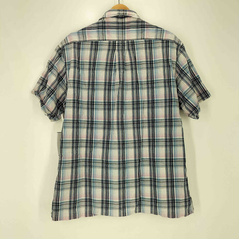 ポロジーンズカンパニーラルフローレン POLO JEANS COMPANY RALPH LAUREN 90s~00s マドラスチェック S/S シャツ メンズ import:L