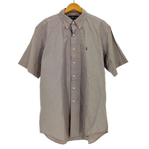ラルフローレン RALPH LAUREN CLASSIC FIT スモールポニー刺繍 チェック BD シャツ メンズ import:L
