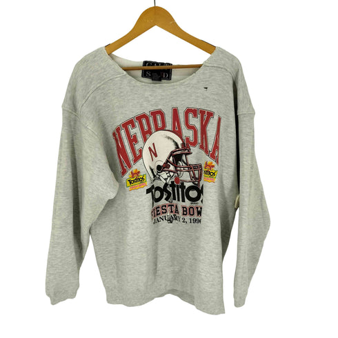 GALT SAND NEBRASKA Tostitos アメフト プリント スウェット メンズ import:L