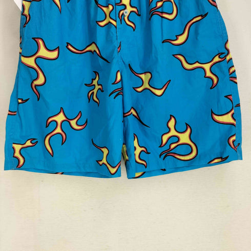 ゴルフワン GOLF WANG 総柄 ファイヤーパターン ハーフパンツ メンズ JPN:L