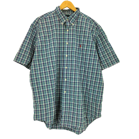 ラルフローレン RALPH LAUREN CLASSIC FIT スモールポニー刺繍 チェック BD シャツ メンズ import:XL