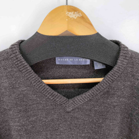 オスカーデラレンタ oscar de la renta Vネック アクリル セーター メンズ import:XL