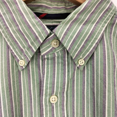 ラルフローレン RALPH LAUREN CLASSIC FIT スモールポニー刺繍 ストライプ S/S B.Dシャツ メンズ import:M