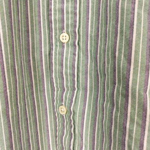 ラルフローレン RALPH LAUREN CLASSIC FIT スモールポニー刺繍 ストライプ S/S B.Dシャツ メンズ import:M