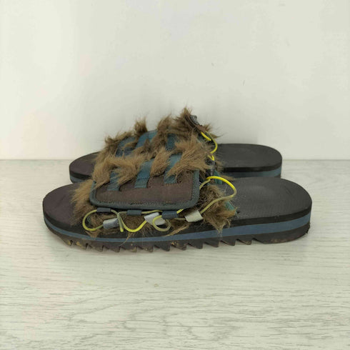 スイコック suicoke フェイクファー シャークソール サンダル レディース JPN:25
