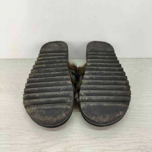 スイコック suicoke フェイクファー シャークソール サンダル レディース JPN:25