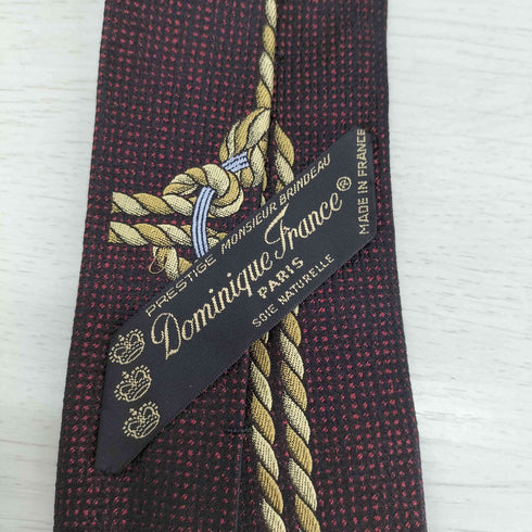 Dominique France ドミニック・フランス ロープ柄 ネクタイ メンズ ONE SIZE
