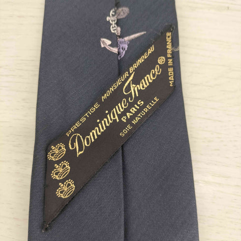 Dominique France ドミニック・フランス 船 イカリ ネクタイ メンズ ONE SIZE