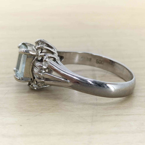 silver 500 刻印 シルバー ジュエル リング #15 レディース 15号
