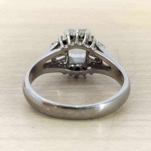 silver 500 刻印 シルバー ジュエル リング #15 レディース 15号