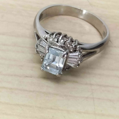 silver 500 刻印 シルバー ジュエル リング #15 レディース 15号