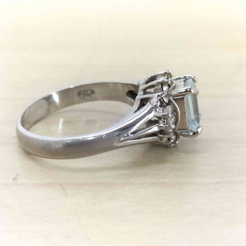 silver 500 刻印 シルバー ジュエル リング #15 レディース 15号