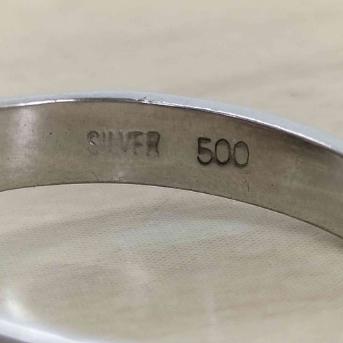 silver 500 刻印 シルバー ジュエル リング #15 レディース 15号