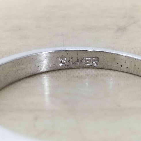 silver シルバー 刻印 リング 指輪 #10 レディース 10号