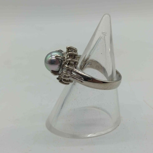 silver 500 刻印 シルバー ジュエル リング #10 レディース 10号