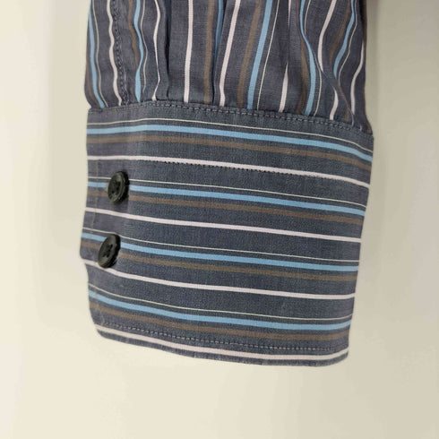 ヒューゴボス HUGO BOSS マルチカラー ストライプ シャツ メンズ JPN:M