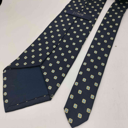 ジェイクルー J.CREW 総柄 シルクネクタイ メンズ