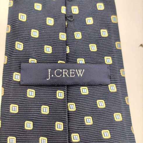 ジェイクルー J.CREW 総柄 シルクネクタイ メンズ