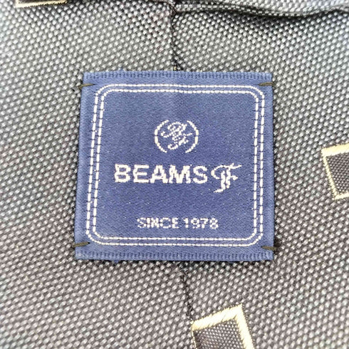 ビームスエフ BEAMS F 総柄 シルクネクタイ メンズ