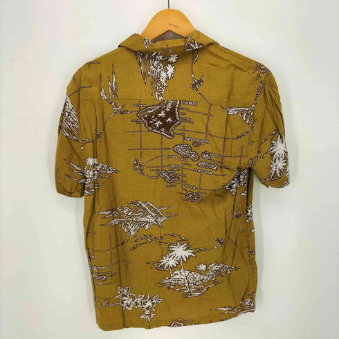 Grangesta マップ レーヨン100 アロハシャツ メンズ JPN:M