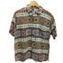 RADICALSPOT 総柄 レーヨン100 オープンカラー S/S シャツ メンズ JPN:M