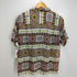 RADICALSPOT 総柄 レーヨン100 オープンカラー S/S シャツ メンズ JPN:M