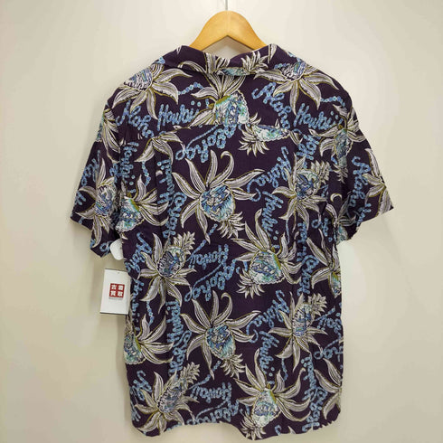 Hawaiian ボタニカル アロハシャツ メンズ LL