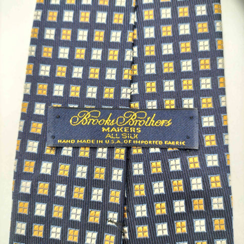 ブルックスブラザーズ BROOKS BROTHERS 総柄 シルクネクタイ メンズ