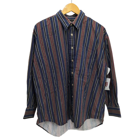 NATURAL ISSUE ストライプ プリント L/S シャツ メンズ JPN:L
