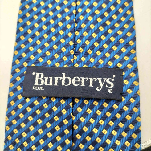 バーバリーズ BURBERRYS 総柄 ホースロゴ コットンネクタイ メンズ